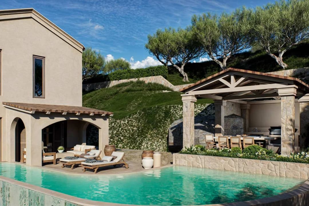 Villa Nissaki - Infinity pool with sea view in Corfu